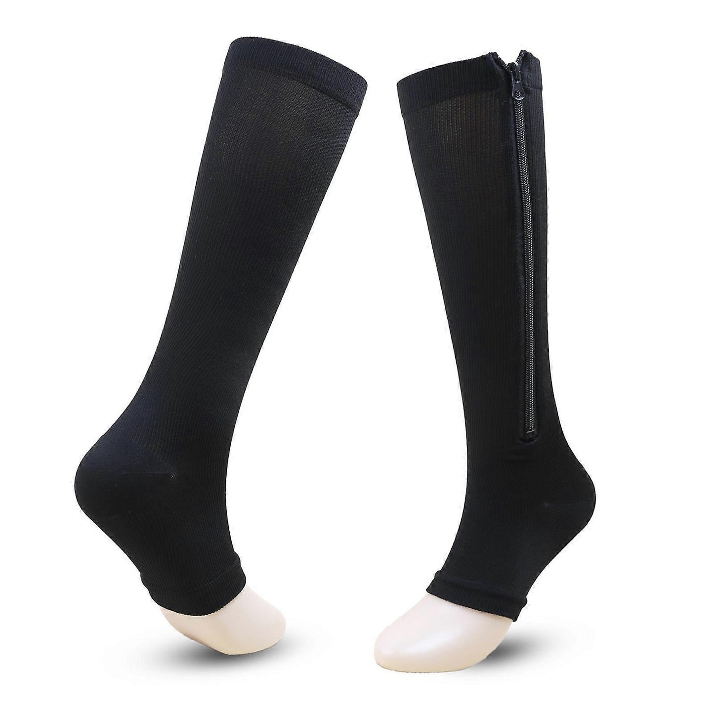 Zipped Compression Socks For Swelling, Pain & All Day Comfort